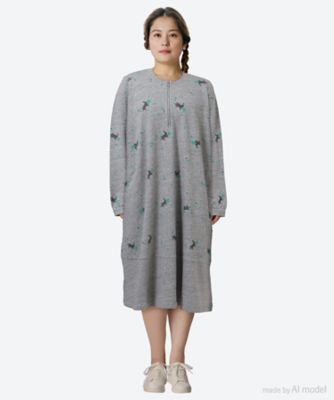 【美品】大きいサイズ15 SUPER HAKKA スーパーハッカ 絹混ワンピース 美品】大きいサイズ15 SUPER HAKKA スーパーハッカ 絹混ワンピース