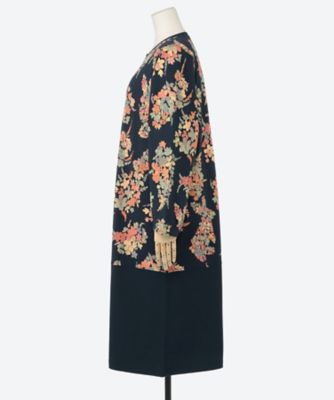 忘れな草のうさぎプリントミニ裏毛ワンピース 46920363