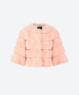 ミンクのピンクジャケット