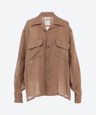 ＜MADISONBLUE (Women)＞シャツ　ＦＬＡＰ　ＰＯＣＫＥＴ　ＳＨ　ＲＡＭＩＥ