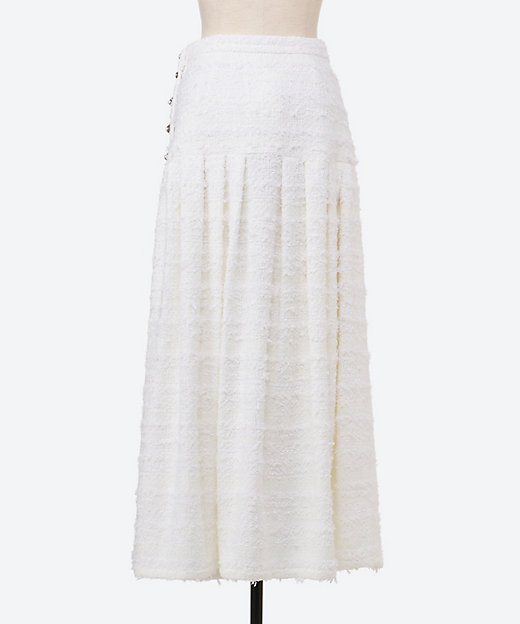 スカート GATHER LONG SKIRT TWEED スカート GATHER LONG SKIRT TWEED