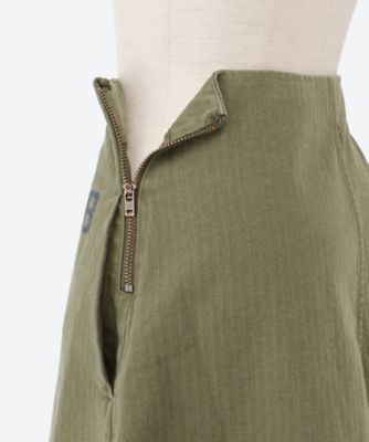 スカート PANEL FLARE SK HERRINGBONE 