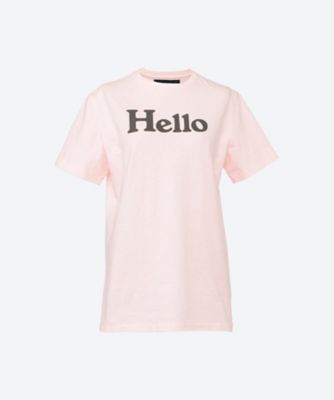 Ｔシャツ ＨＥＬＬＯ ＣＲＥＷ ＮＥＣＫ ＴＥＥ ＤＹＥＤ 