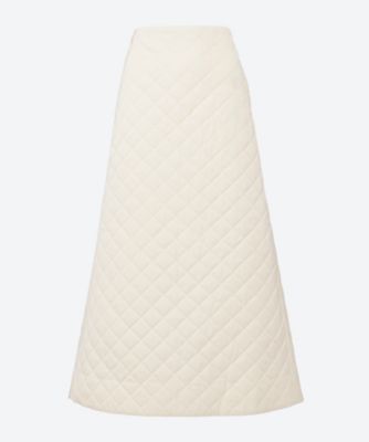 ＜MADISONBLUE (Women)＞スカート　ＬＯＮＧ　ＳＫＩＲＴ　ＱＵＩＬＴＩＮＧ　ＰＥ　ＴＷＩＬＬ