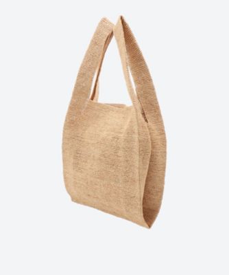 完売seya. セヤ RAFFIA SHOPPING BAG ベージュ ラフィア