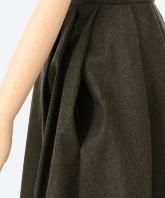 FIT＆FLARE BUSTIER DRESS FLANNEL