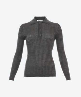 ＜MADISONBLUE (Women)＞ＷＩＤＥ　ＲＩＢ　ＰＯＬＯ