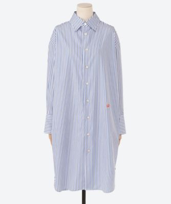 OVERSIZED SPLIT TUCK OP STRIPE 