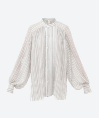 seya ストライプシャツ　SHAHNANEH SHIRT セヤ　ブラウス ブラウス SHAHNAMEH SHIRT | seya. (Women)/セヤ