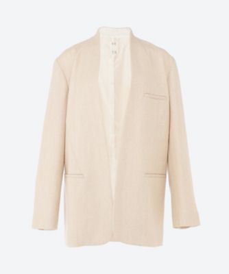 ＜seya. (Women)＞ジャケット　ＴＯＲＳＨＡＶＮ　ＣＯＬＬＡＲＬＥＳＳ　ＪＡＣＫＥＴ