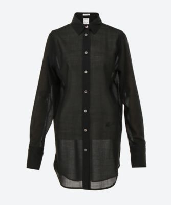 ＜MADISONBLUE (Women)＞シャツ　ＭＡＤＡＭＥ　ＬＯＮＧ　ＳＨＩＲＴ　Ｗ／ＶＯＩＬＥ