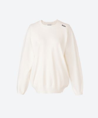 ＜MADISONBLUE (Women)＞プルオーバー　ＨＥＬＬＯ　ＣＲＥＷ　ＮＥＣＫ　ＰＯ