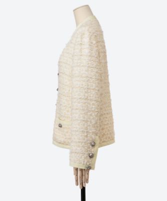 ジャケット　ＣＯＬＬＡＲＬＥＳＳ　ＪＫ　ＴＷＥＥＤ