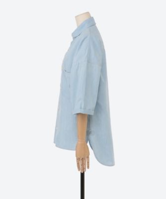 シャツ　Ｊ．Ｂ　ＲＯＵＮＤ　ＣＯＬＬＡＲ　ＳＨ　ＣＨＡＭＢＲＡＹ　（ＶＷ）　伊勢丹新宿店別注