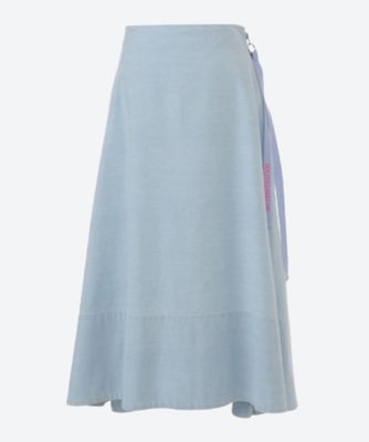 スカート ＭＩ－ＭＯＬＬＥＴ ＦＬＡＲＥ ＳＫ ＣＨＡＭＢＲＡＹ ...