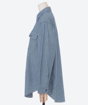 ブラウス　ＨＡＭＰＴＯＮ　ＳＨＩＲＴ　ＣＨＡＭＢＲＡＹ（ＯＷ）