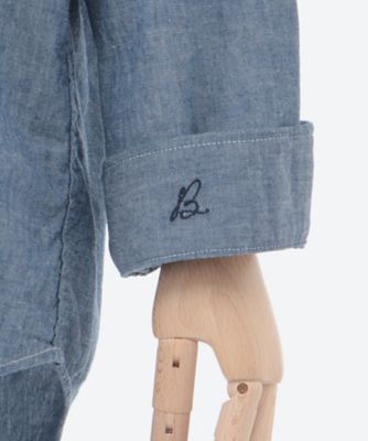 ブラウス　ＨＡＭＰＴＯＮ　ＳＨＩＲＴ　ＣＨＡＭＢＲＡＹ（ＯＷ）