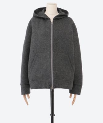 ジャケット OVERSIZED HOODIE MELTON