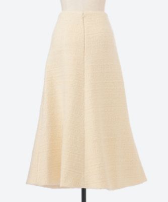 スカート PANEL FLARE LONG SK TWEED