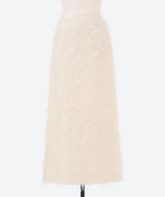 MADISONBLUE (Women)/マディソンブルー スカート I-LINE LONG SK EYELASH MB244-6006 IVORY ロングスカート【三越伊勢丹/公式】