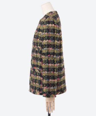 ジャケット　ＮＯ　ＣＯＬＬＡＲ　ＪＫ　ＴＷＥＥＤ　ＣＨＥＣＫ
