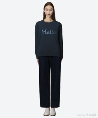 カットソー HELLO SWEAT L／S URAKE DYED