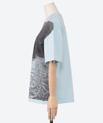カット＆ソーン　ＰＲＩＮＴＥＤ　Ｔ―ＳＨＩＲＴ　（ＷＡＴＥＲ―ＲＩＶＥＲ―Ｂ＆Ｗ　ＰＲＩＮＴ）　ＴＫ０７１２２Ｊ１９