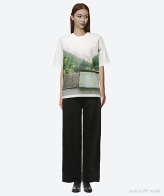 カット＆ソーン　ＰＲＩＮＴＥＤ　Ｔ―ＳＨＩＲＴ　（ＷＨＩＴＥ―ＦＯＧ―ＣＯＬＯＲ　ＰＲＩＮＴ）　ＴＫ０７１２２Ｊ１９＊