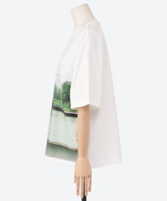カット＆ソーン　ＰＲＩＮＴＥＤ　Ｔ―ＳＨＩＲＴ　（ＷＨＩＴＥ―ＦＯＧ―ＣＯＬＯＲ　ＰＲＩＮＴ）　ＴＫ０７１２２Ｊ１９＊