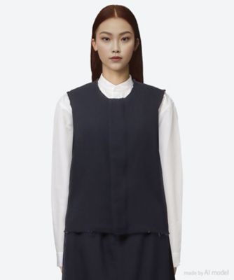 ＜seya. (Women)＞ベスト　ＲＡＹＭＯＮＤ　ＨＥＲＲＩＮＧＢＯＮＥ　ＶＥＳＴ　ＬＺ０２２８９Ｓ１８