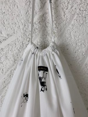 巾着 BRIKIN PRINT DRAWSTRING BAG（L） | R
