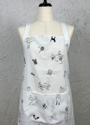 エプロン　Ｂ．Ｓ　ＰＲＩＮＴ　ＡＰＲＯＮ