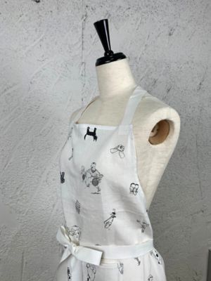 エプロン　Ｂ．Ｓ　ＰＲＩＮＴ　ＡＰＲＯＮ