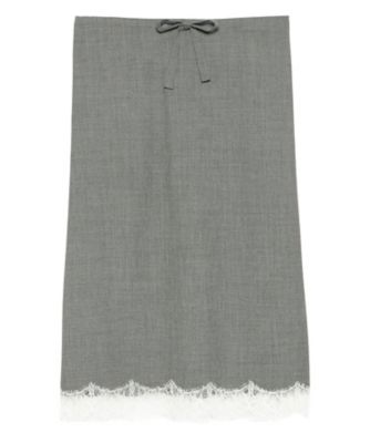 MIDDLE SKIRT LACE PE／W MB261－6004