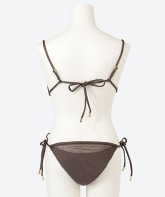 BIKINI トライアングルビキニセット CDLBKN－BR | K+1