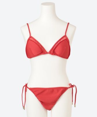 K+1% (Women)/ケープラスワンパーセント ＢＩＫＩＮＩ　トライアングルビキニセット　ＣＤＬＢＫＮ－ＲＥ