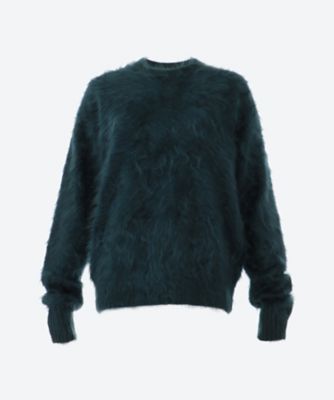 ＜BLAMINK (Women)＞ファーカシミヤ７Ｇクルーネックセーター