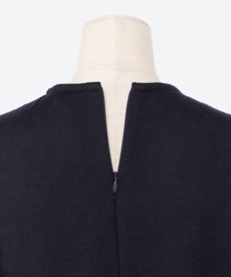 ウールナイロンクルーネックワンピース | BLAMINK (Women)/ブラミンク