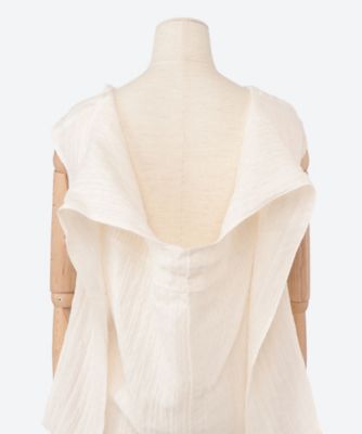 美品♡ ブラミンク シルク コットン ブラウス リボン シアー プルオーバー 美品♡ ブラミンク シルク コットン ブラウス リボン シアー