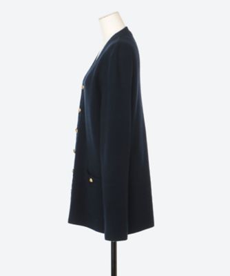 ウールカシミヤ１２ＧＶネックカーディガン