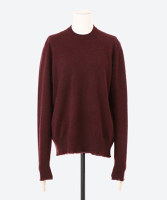 カシミヤ１２Ｇクルーネックロングスリーブ