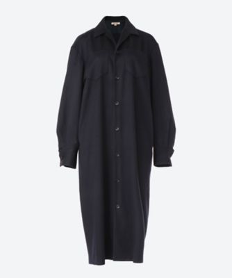 ＜BLAMINK (Women)＞ウールカシミヤオープンカラーワンピース
