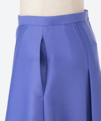 ウールシルクタックフレアスカート | BLAMINK (Women)/ブラミンク