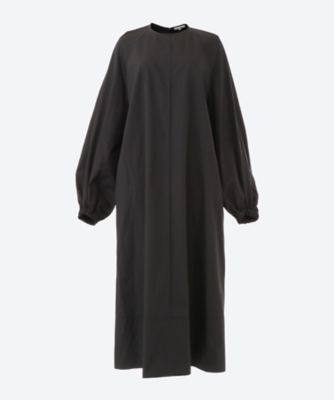 ＜BLAMINK (Women)＞コットンクルーネックギャザースリーブワンピース