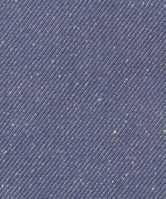 シルクコットンデニムクルーネックブラウス