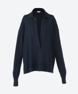 ＜BLAMINK (Women)＞コットンシルクカシミヤ１８Ｇロングスリーブ