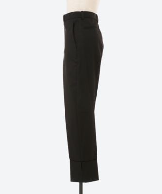 コットンストレッチターンアップヘムパンツ