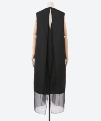 〈美品〉BLAMINK ブラミンク クルーネックノースリーブワンピース 36 美品〉BLAMINK ブラミンク クルーネックノースリーブワンピース