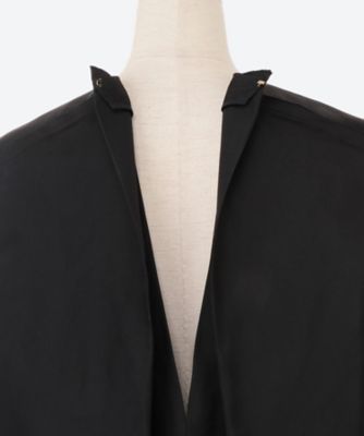 送料無料】シルクバックタックノースリーブワンピース | BLAMINK