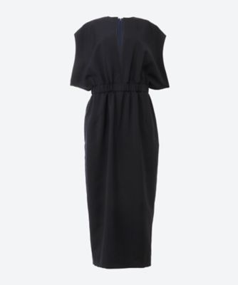 ＜BLAMINK (Women)＞ウールモヘヤスリットネックワンピース